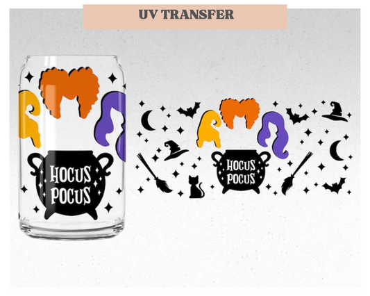 Hocus/Faceless  | 16 oz. Cup Wrap UV Transfer