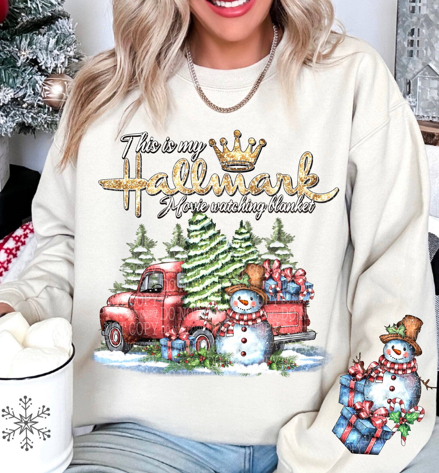 This is my hallmark sweater -Direct To Film Transfer