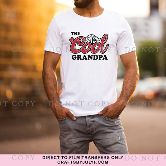 The Cool Grandpa - DTF Transfer