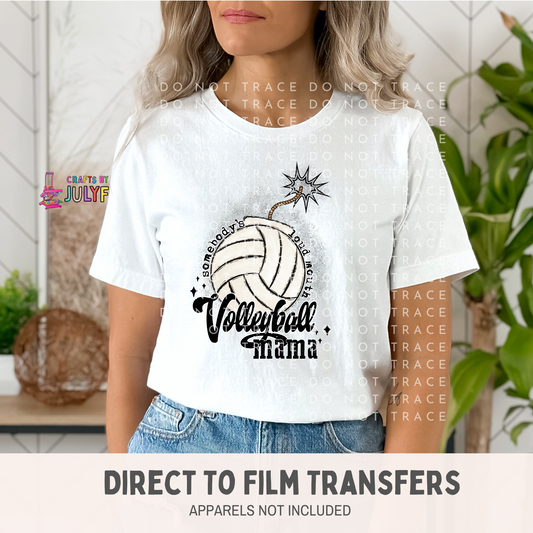 Volley Ball Mama  DTF Transfer-SCG/0323