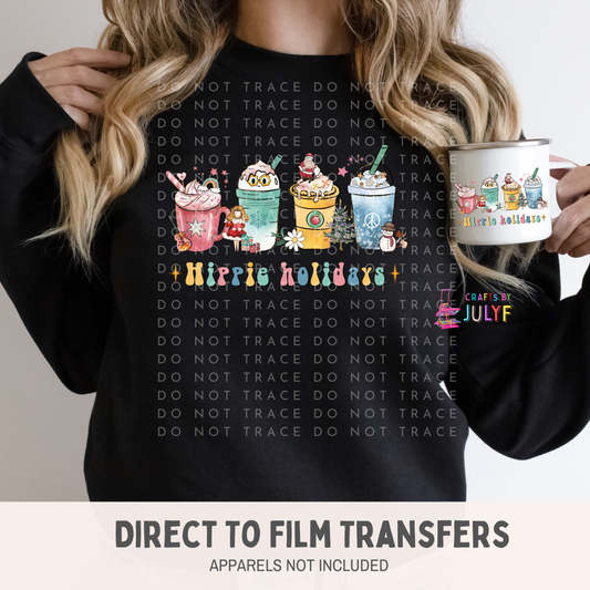 Hippie Holiday DTF Transfer