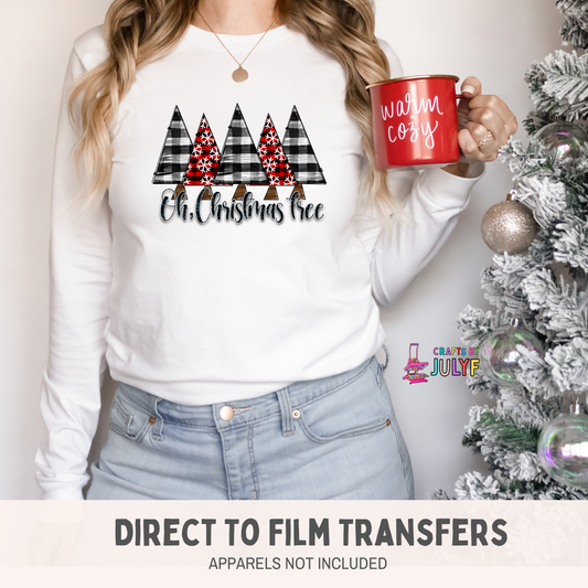 Oh Christmas Tree DTF Transfers
