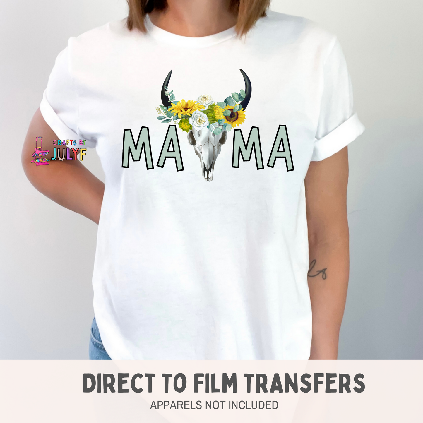Mama western DTF Transfers