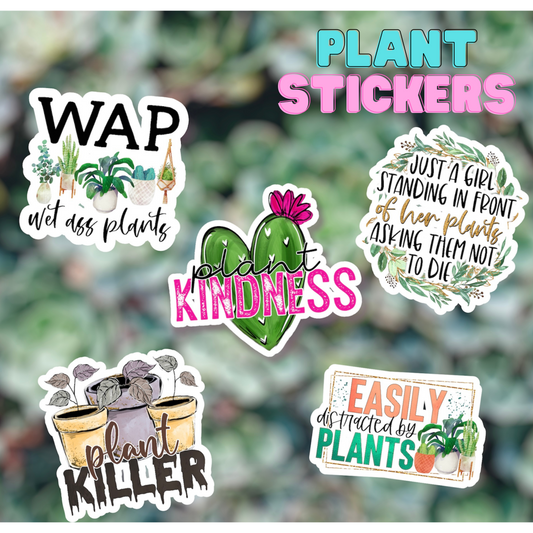 Plant Stickers | Set of 10