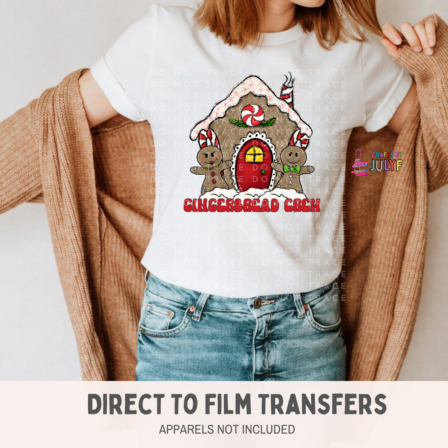 Gingerbread Crew DTF Transfers