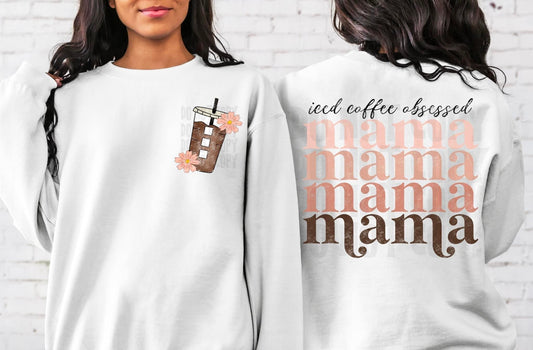 Iced coffee Mama DTF Transfers